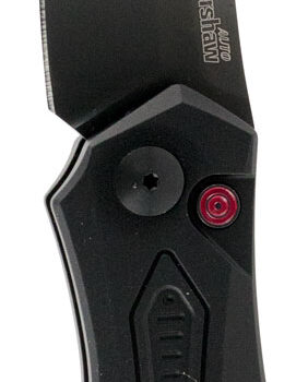 Kershaw 7800BLK Launch 6 3.75" Folding Drop Point Plain Black DLC CPM 154 SS Blade Black Anodized Aluminum Handle Includes Pocket Clip