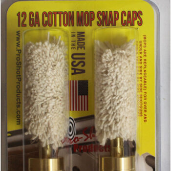 Pro-Shot 12SC Snap Caps  12 Gauge Shotgun #5/16-27 Thread Brass/Cotton Mop 2 Pack