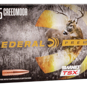 Federal P65CRDBTSX1 Premium  6.5Creedmoor 130gr Barnes TSX 20 Per Box/10 Case