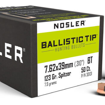 Nosler 30131 Ballistic Tip  7.62x39mm 123gr Spitzer Boat Tail 50/Box