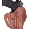 1791 Gunleather BH23CBRR BH2.3 OWB Size 2.3 Classic Brown Leather Belt Slide Compatible w/Glock 17/Sig P226/HK VP9 Right Hand 1 112382