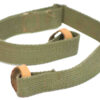 Crickett KSA803 Dog Collar Green Canvas w/Leather Trim Adjustable 1 113544