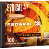 Federal FB277F2 Fusion Component 270 Win .277 130 gr Fusion Soft Point 100 Per Box/ 4 Case 1 113903