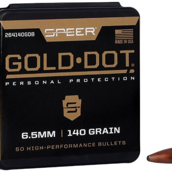Speer 264140 Gold Dot  6.5mm .264 140 GR Soft Point 50 Box