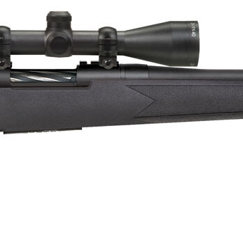 Mossberg 28094 Patriot Super Bantam Youth 350 Legend 4+1 22" Matte Blued Fluted Steel Barrel & Receiver, Black Synthetic Stock,  3-9x40mm Duplex Scope