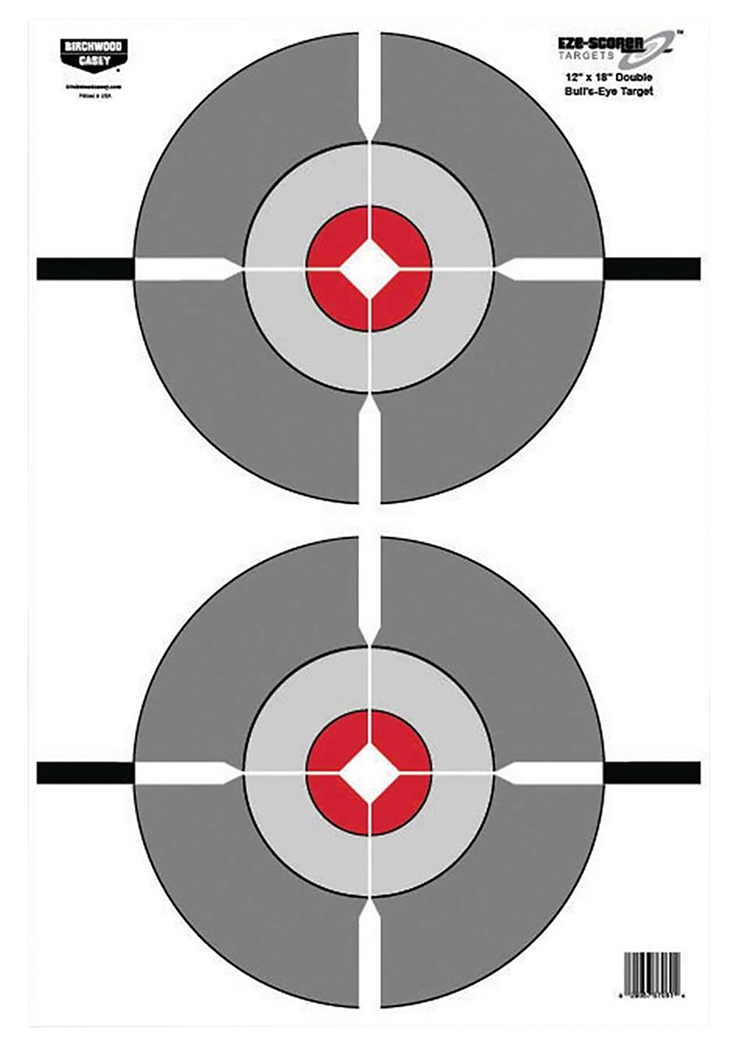Birchwood Casey 37061 EZE-Scorer Bullseye Paper Target 12" x 18" 100 Per Pack 3 Birchwood Casey 37061 EZE-Scorer Bullseye Paper Target 12" x 18" 100 Per Pack