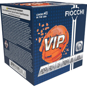 Fiocchi 410VIP8 Exacta Target VIP 410Gauge 2.50" 1/2oz 8Shot 25 Per Box/10 Case