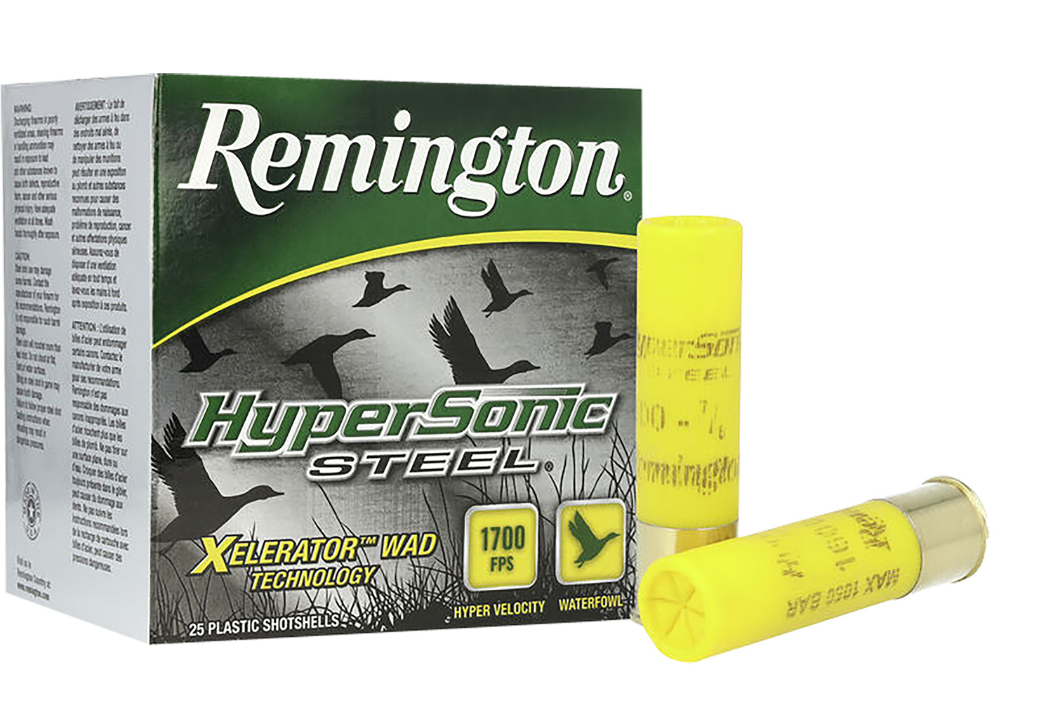 Remington Ammunition 26823 HyperSonic Steel 20Gauge 3" 7/8oz 2Shot 25 Per Box/10 Case 3 Remington Ammunition 26823 HyperSonic Steel 20Gauge 3" 7/8oz 2Shot 25 Per Box/10 Case