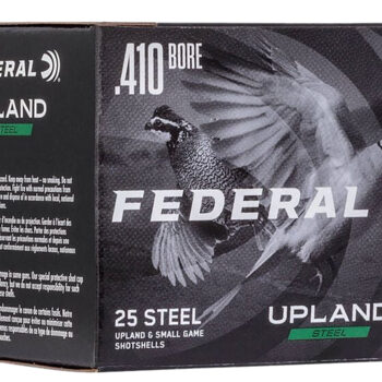 Federal USH4106 Upland Field & Range 410Gauge 3" 3/8oz 6Shot 25 Per Box/10 Case