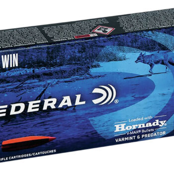 Federal V243VM75 Varmint & Predator  243Win 75gr Hornady V-Max 20 Per Box/10 Case