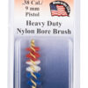 Pro-Shot PSP389 Patriot Series Bore Brush .38 Cal/ 9mm Pistol #8-32 Thread Nylon Bristles Brass Core 1 123004