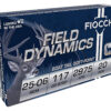 Fiocchi 2506B Field Dynamics 25-06Rem 117gr Pointed Soft Point 20 Per Box/10 Case 2 129240