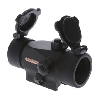 TruGlo TG-TG8230B Triton  Black Anodized 1x 30mm 5 MOA Illuminated Tri-Color Dot Reticle Clamshell Packaging