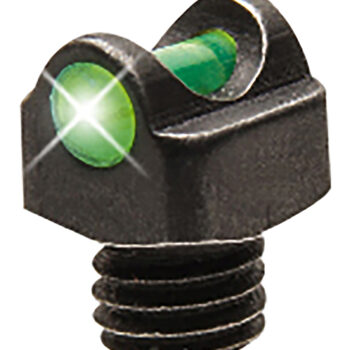 TruGlo TGTG954BG StarBrite Deluxe Bead  Black | Green Fiber Optic Front Sight 3-56" Threads
