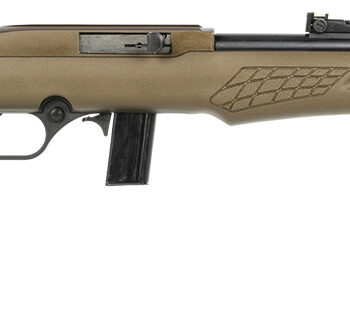 Rossi RS22L1811L RS22  Semi-Auto 22 LR 10+1 18" Black Barrel, Bronze Monte Carlo Stock/Rec, Fiber Optic Sights