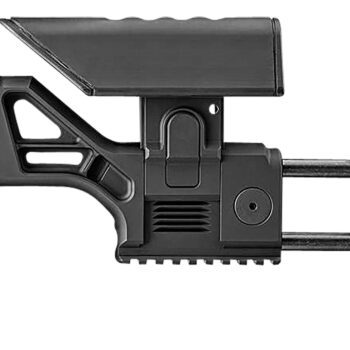 FN 20100566 SSR Rear Stock Assembly  Black Aluminum, Fully Adjustable for FN SCAR 16S/17S