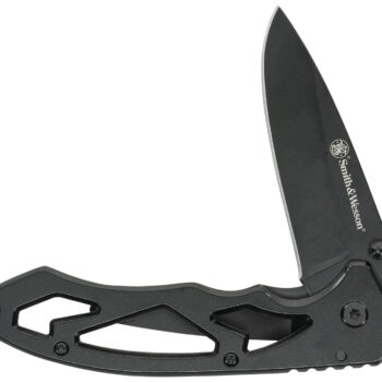 Uncle Henry CK400LCP Skeletonized  Large 3" Folding Drop Point Plain Stainless Steel Blade 4.40" Handle Includes Pocket Clip