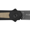 Kershaw Launch 15 Full Size 3.50" Folding Spear Point Plain Black Oxide Blackwash CPM MagnaCut Steel Blade/Black Anodized w/Tan Canvas Aluminum w/Micarta Inserts Handle Includes Pocket Clip 1 152771