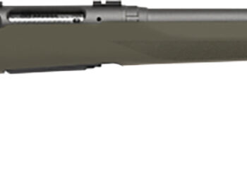 Savage Arms 58035 110 Trail Hunter 350 Legend 4+1 18" Threaded/Medium Heavy Profile, Tungsten Gray Cerakote Barrel/Rec, OD Green Hogue Overmold Stock, Adj. AccuTrigger, Weaver Base