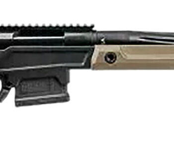 Stag Arms SABR01040002 Pursuit  6.5 Creedmoor 5+1 20" Threaded/Fluted Sporter, Black Cerakote Barrel/Rec, Tan OEM Hybrid Hunter Stock, TriggerTech Trigger, 20 MOA Scope Mount
