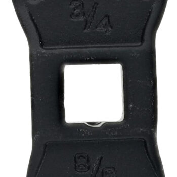 Wheeler 1199465 Muzzle Device & Buffer Tube Crowfoot Wrench Black Steel