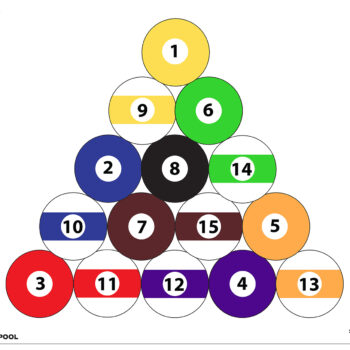 EZ-Aim 15786 Shootin' Pool  Hanging Paper 24" x19" Multi-Color 4 Pack