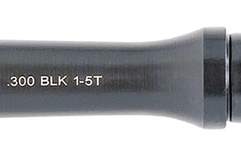 Faxon Firearms 15B35P7NGQ5RNP3 Match Series Gunner 300 Blackout 7.50" Threaded Black QPQ Stainless Steel, Fits AR15