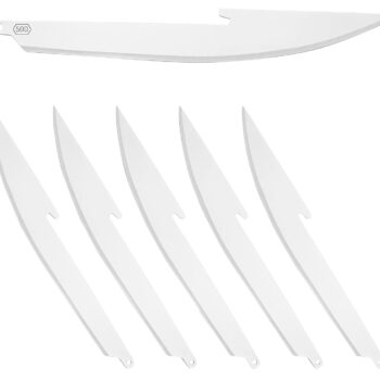 Outdoor Edge RR506 Replacement Blades 500 6 Blades, Boning/Fillet 5" 420J2 SS Blade