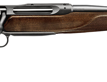 Sauer 80117099 505 Lux Full Size 300 Win Mag 2+1 24" Matte Blued Threaded Barrel, Matte Blued Saddle Mount Steel Receiver, Grade 5 Wood Fixed Stock