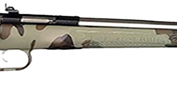 Crickett KSA2171 My First Rifle Gen2 22 S/L/LR Single Shot 16.10" Stainless Steel Barrel & Receiver, M81 Woodland Camo Synthetic Fixed Stock, EZ Loader