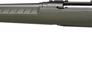 Savage Arms 32128 Axis 2 Compact 223 Rem 4+1 20" Matte Black Heavy Sporter Barrel, Matte Black Drilled & Tapped Carbon Steel Receiver, Fixed OD Green Synthetic Stock, Left Hand