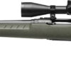 Savage Arms 32237 Axis 2 XP Combo Compact 243 Win 4+1 20" Matte Black Sporter Barrel & Drilled & Tapped Carbon Steel Receiver, Fixed Matte OD Green Synthetic Stock, Left Hand 1 168884