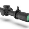 Swampfox Optics THK16241RF Tomahawk II Black 1-6x 24mm 30mm Tube Bright Fiber Optic Red Reticle 1 173005