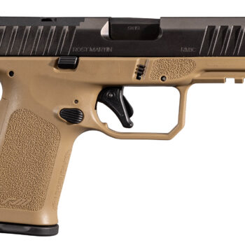 Rost Martin RM1CFDEOSP10CA RM1C *CA Compliant 9mm Luger 10+1 4" Black Steel Barrel, Black Tenifer Optic Ready/Serrated Steel Slide, Flat Dark Earth Polymer Frame w/Picatinny Rail, Textured Grip