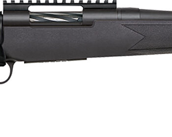 Mossberg 28231 Patriot Carbine 450 Bushmaster 5+1 18" Matte Blued Threaded Bull Barrel, Matte Blued Picatinny Rail Receiver, Black Fixed Synthetic Stock