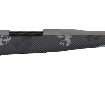 Fierce Firearms TWROG300WIN20GP Twisted Rogue 300 Win 20" Tungsten Cerakote Fluted Threaded Barrel, Drilled & Tapped Steel Receiver, LR Negative Comb Phantom Camo Carbon Fiber Stock