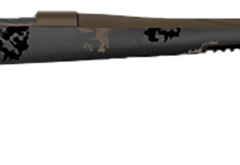 Fierce Firearms TWTROG300PRC20BT Twisted TI Rogue 300 PRC 20" Black Cerakote Steel Threaded Barrel, Black Cerakote Drilled & Tapped Titanium Receiver, LR Negative Comb Trophy Camo Carbon Fiber Stock