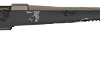 Fierce Firearms FRXP7MMBC20TP Twisted Rival XP 7mm BC 20" Tungsten Cerakote Fluted Threaded Barrel, Drilled & Tapped Stainless Steel Receiver, LR Negative Comb Phantom Camo Carbon Fiber Stock