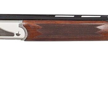 TriStar 98730 Upland Hunter Silver II 12 Gauge 3" 2rd 28" Over/Under Vent Rib Barrel, Fixed Walnut  Stock