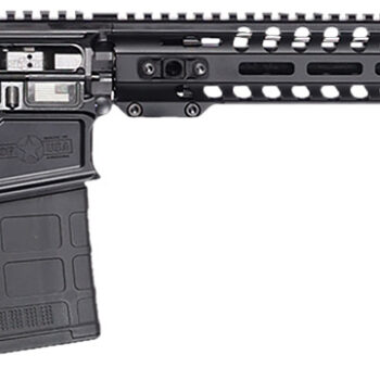 Patriot Ordnance Factory 02419 Rogue DI 308 Win 20+1 18.50" Picatinny Rail Receiver, M-LOK/Picatinny Rail Handguard, Black Polymer Stock & Grip