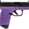 Gforce Arms GF932512PUB Rapture Sub-Compact Frame 9mm Luger 12+1 3.25" Black Steel Barrel, Black Optic Cut/Serrated Steel Slide, Purple Cerakote Polymer Frame 2 180945