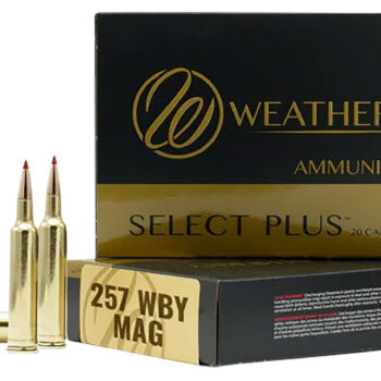 Weatherby B257100TTSX Select Plus  257WthbyMag 100gr Barnes Tipped TSX Lead Free 20 Per Box/10 Case