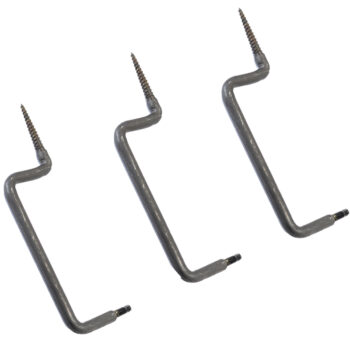 Stealth Cam STCTS3PK Tree Screw Mounts Compatible With 1/4"-20 thread adapter Black 3 Per Pkg