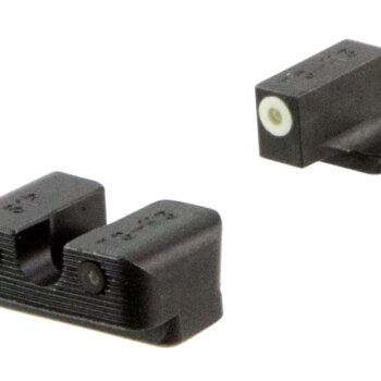 TruGlo TG231S2W Tritium Pro  Black | Green Tritium White Outline Front Sight Green Tritium Rear Sight