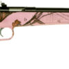 Crickett KSA2161 Youth 22 LR 1rd 16.12" Blued Single Shot Barrel, Blued Stainless Steel Receiver, Mossy Oak Pink Blaze Fixed Synthetic Stock, Right Hand 2 25637