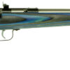Crickett KSA2223 Youth 22 LR 1rd 16.12" Stainless Steel Barrel, Fixed Front/Adjustable Rear Peep Sights, Blue Laminate Stock w/11.5" LOP, Rebounding Firing Pin Safety 2 25677