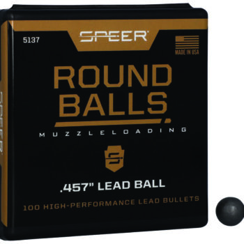 Speer 5137 Lead Balls  45Cal Lead Ball 143gr 100 Per Box/5 Case