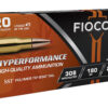 Fiocchi 308HSC Hyperformance 308Win 180gr Super Shock Tip 20 Per Box/10 Case 1 33230