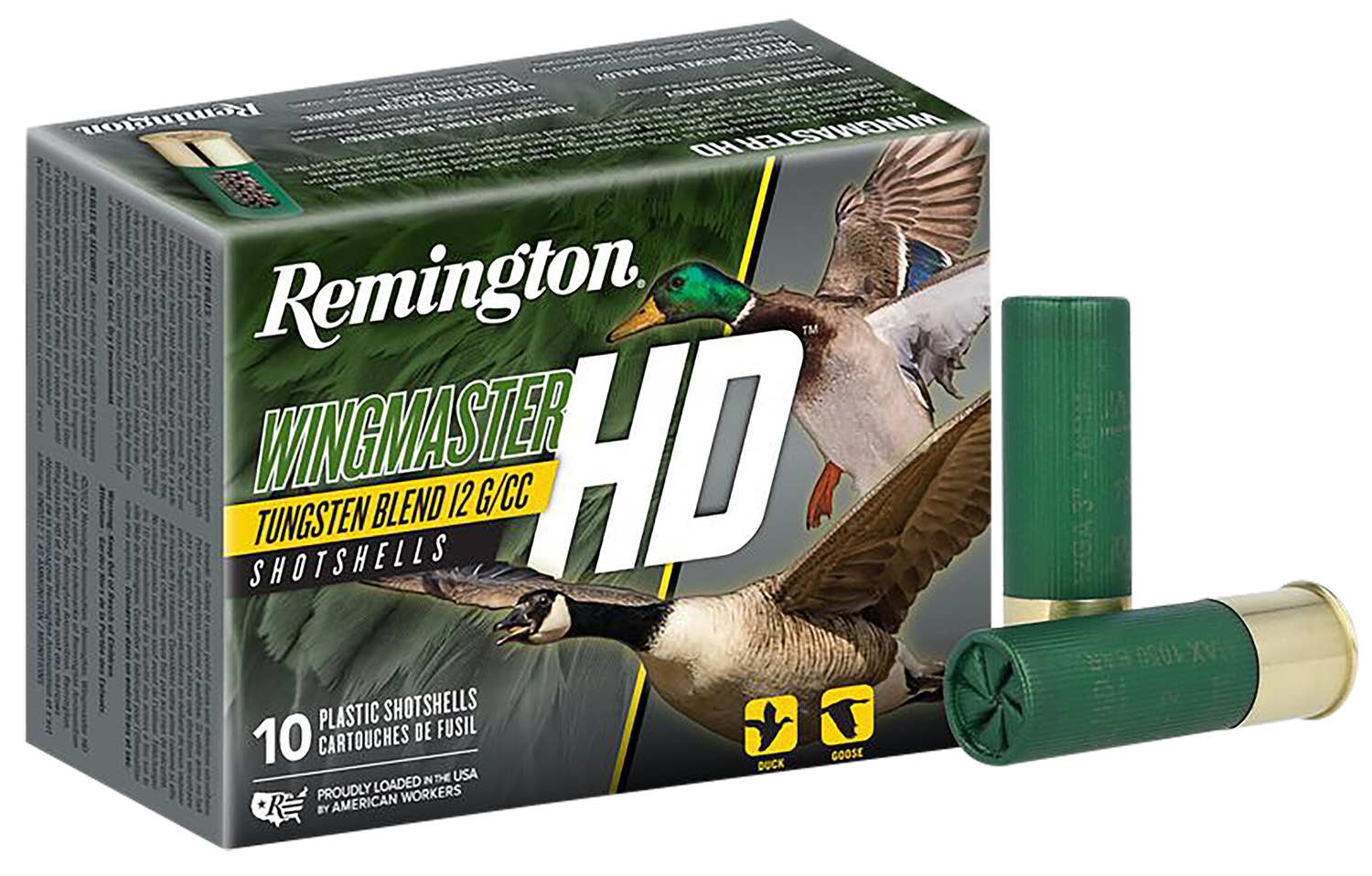 Remington Ammunition 20687 Wingmaster HD 12Gauge 3" 1 3/8oz 4Shot 10 Per Box/10 Case 3 Remington Ammunition 20687 Wingmaster HD 12Gauge 3" 1 3/8oz 4Shot 10 Per Box/10 Case