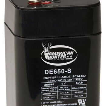 American Hunter DE30053 HR Rechargeable Lantern Battery  6 Volt 5 AMP